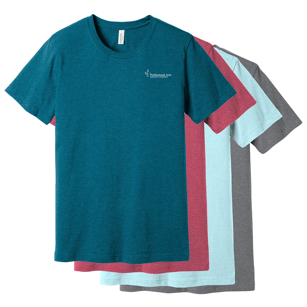 Professional Arts Pharmacy Embroidered Bella Canvas CVC T-Shirt