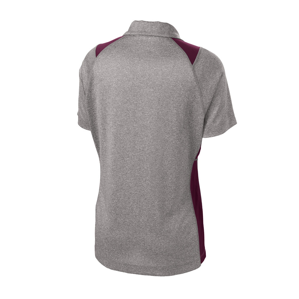 Sts Peter & Paul School Sport-Tek® Ladies Heather Colorblock Contender™ Polo