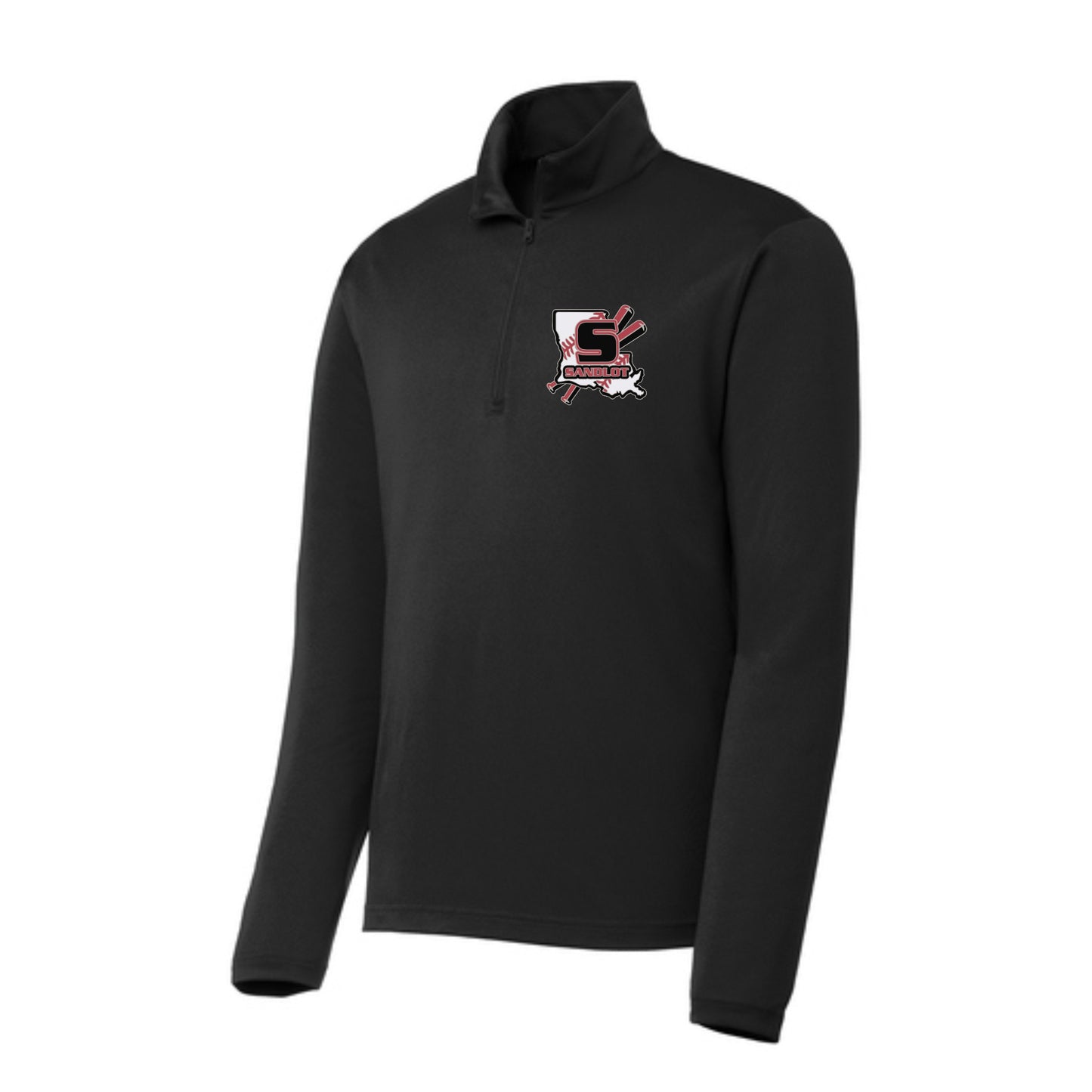 Sandlot Baseball Polyester 1/4 Zip Pullover "LA SANDLOT" Adult