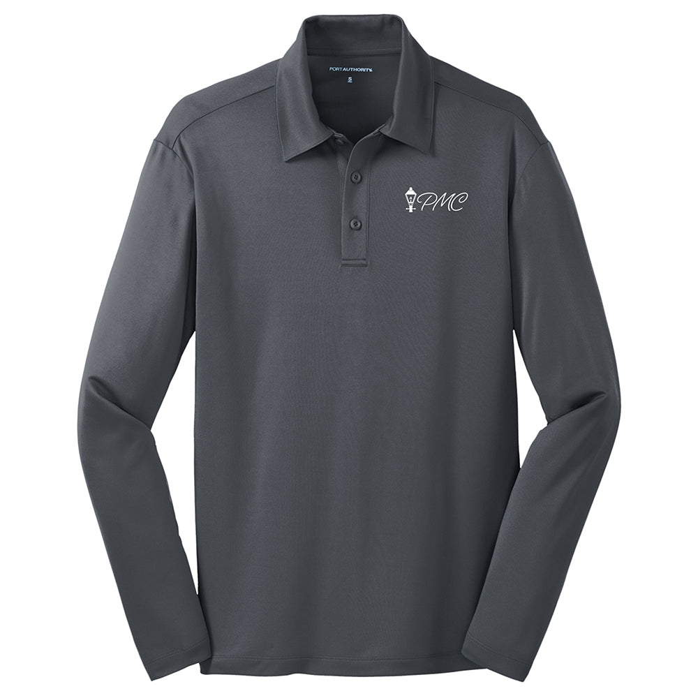 Plantation Management Port Authority® Silk Touch™ Men's Performance Long Sleeve Polo