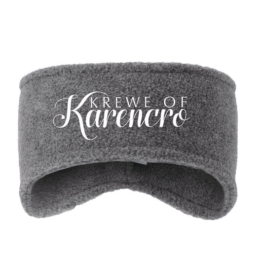 Krewe of Karencro Stretch Fleece Headband