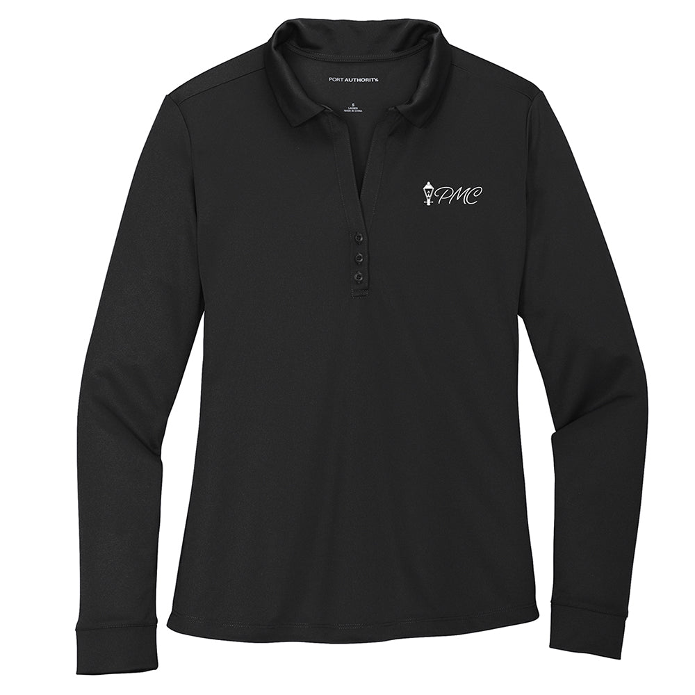 Plantation Management Port Authority ® Women's Silk Touch ™ Performance Long Sleeve Polo