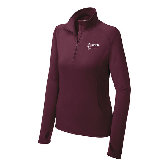 Sts Peter & Paul School Sport-Tek® Ladies Sport-Wick® Stretch 1/4-Zip Pullover