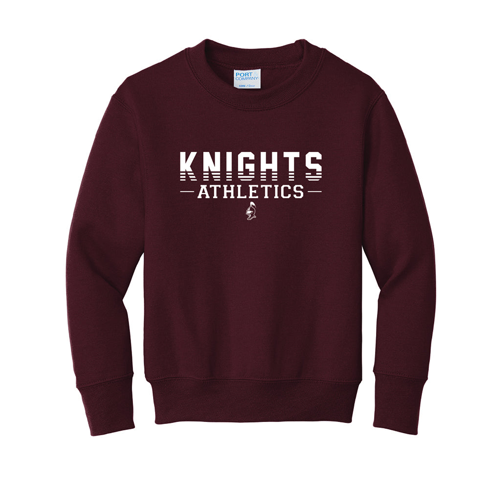 Sts Peter & Paul School Knights Athletics YOUTH Core Fleece Crewneck Sweatshirt