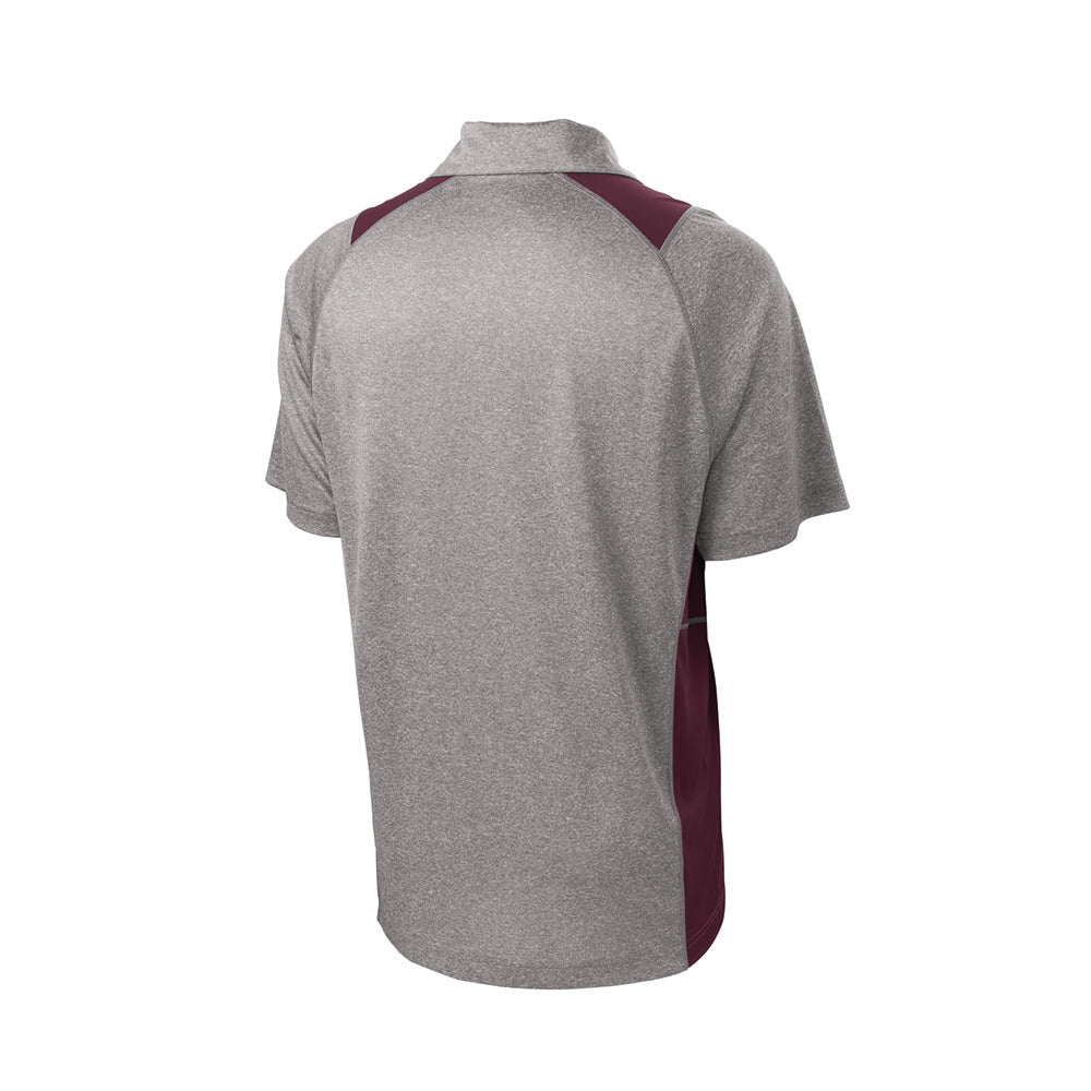 Sts Peter & Paul School Sport-Tek® Heather Colorblock Contender™ Polo